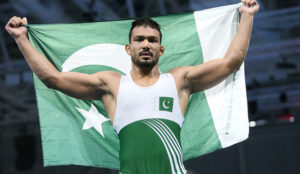 Read more about the article World Beach Games 2019: Wrestler Inam Butt wins gold for Pakistan