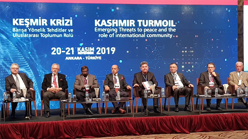 Read more about the article International Conference in Turkey urged India to lift military clampdown in Occupied Kashmir
