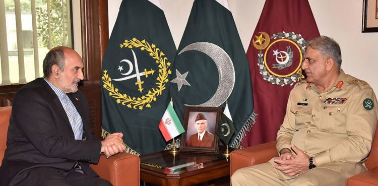 Read more about the article Iranian ambassador met COAS Bajwa at GHQ