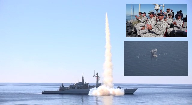 Read more about the article Pak Navy conducts successful test fires of different missiles in Arabian Sea, Makran Coast