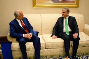 Read more about the article Foreign Minister Qureshi discusses US-Taliban peace deal with US Envoy Khalilzad