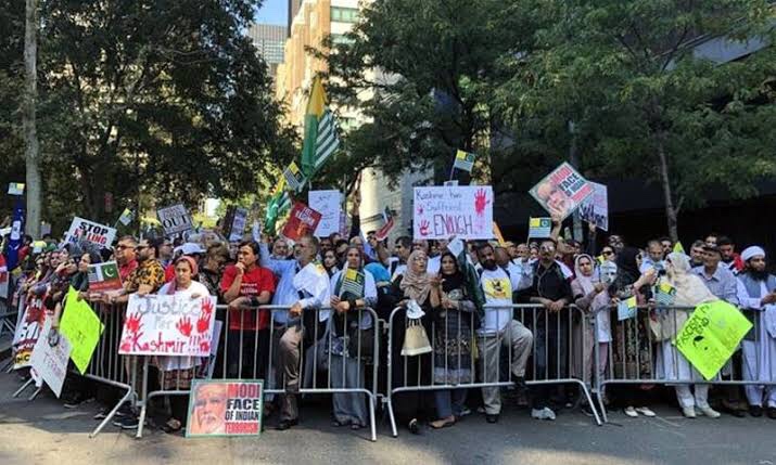 Read more about the article Kashmir Issue: Protest held in New York against illegal annexation of IOK&J by India