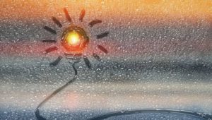 Read more about the article Rain droplets to generate electricity by using droplet-based electricity generator (DEG)