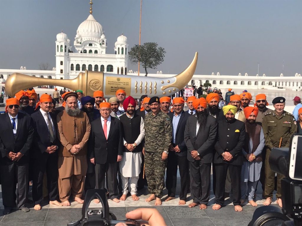 UN Chief at Kartarpur Corridor