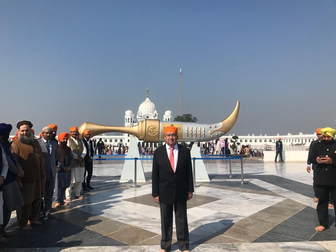 Read more about the article Kartarpur Corridor is a practical example of Pakistan’s desire for peace & Inter-faith harmony: UN Chief