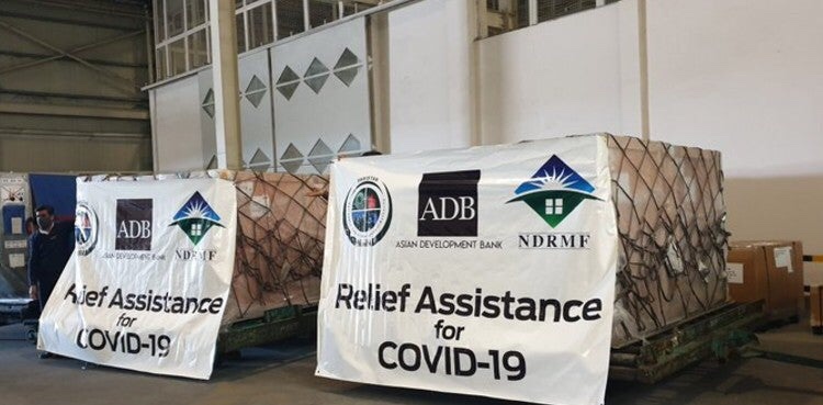 Read more about the article Relief Assistance package funded by ADB to help against Coronavirus arrives at Islamabad Airport