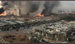 Read more about the article A Huge blast in Beirut kills 40 and over 2500 injured so far