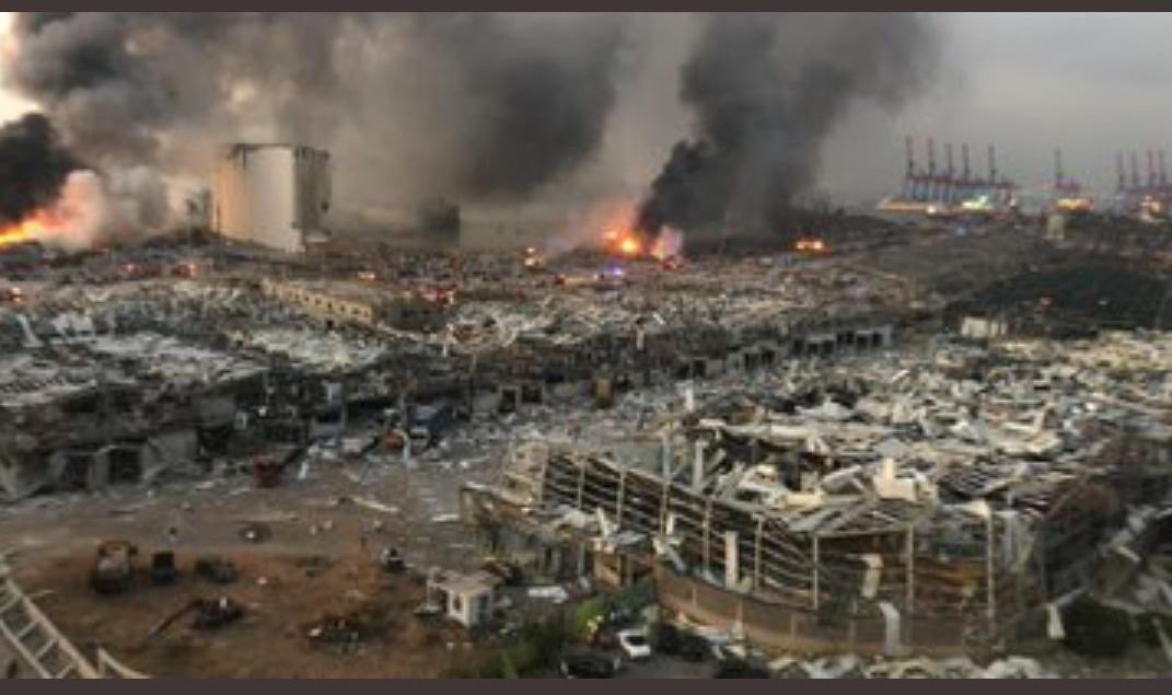 Read more about the article A Huge blast in Beirut kills 40 and over 2500 injured so far