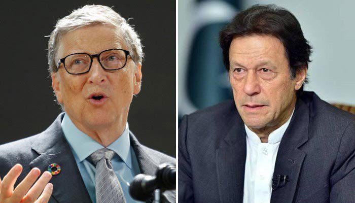 Imran khan call Bill gates