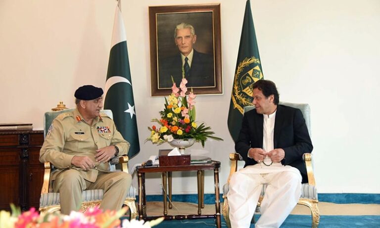coas gen bajwa and pm imran khan
