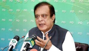 Read more about the article Islamabad LG elections will be held in April Mid through EVMs: Shibli faraz
