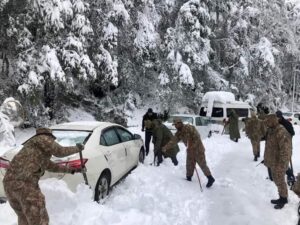Read more about the article Pak Army starts evacuation of tourists from Murree: ISPR