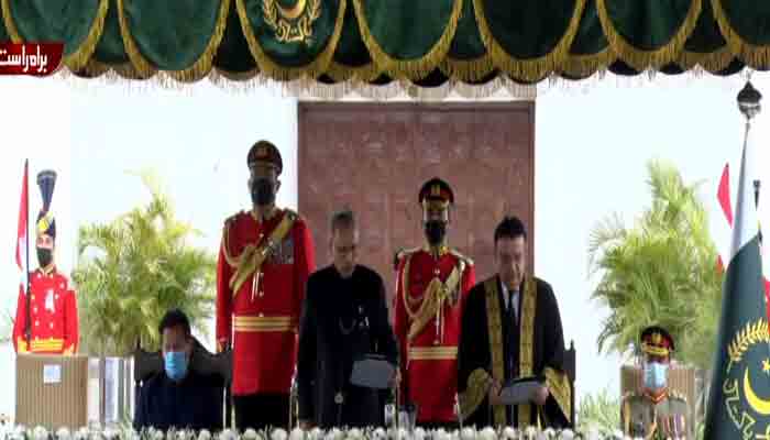 Read more about the article Justice Umar Atta Bandial takes oath as 28th Chief Justice of Pakistan